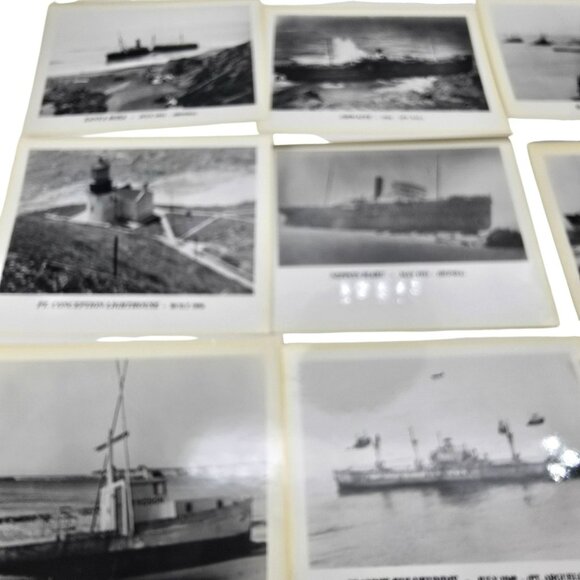 Vintage Maritime Postcard Collection Of 14 Black & White Ship Photographs LI636 - Picture 3 of 6